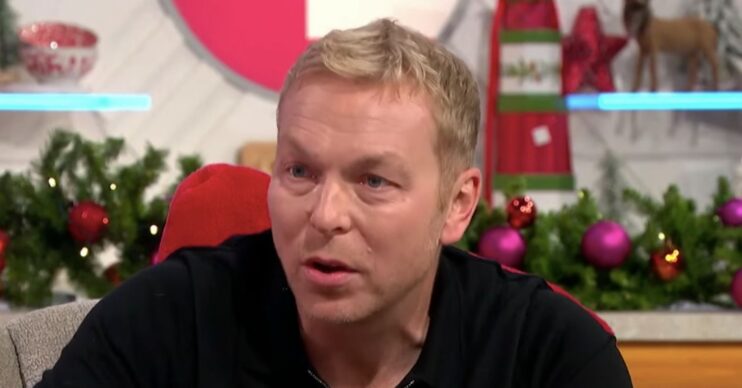 Chris Hoy looking serious