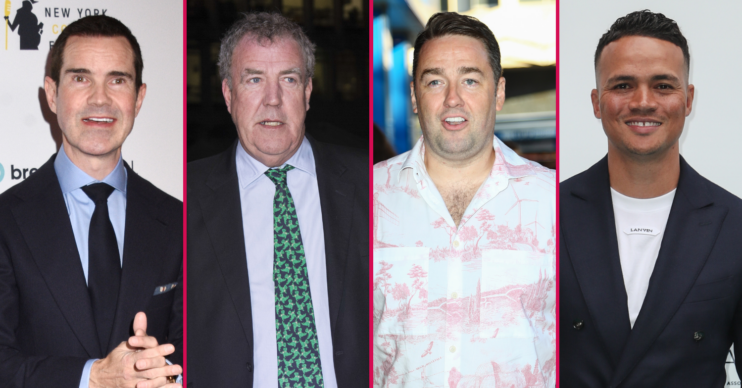 Jimmy Carr, Jeremy Clarkson, Jason Manford and Jermaine Jenas