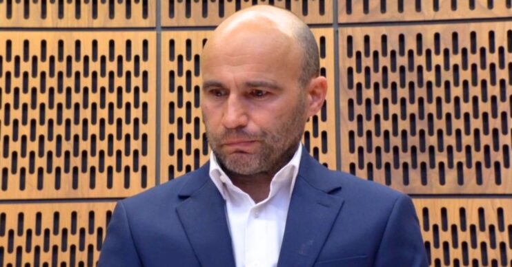 Teddy looks worried on EastEnders (Credit: BBC/Composite: ED!)