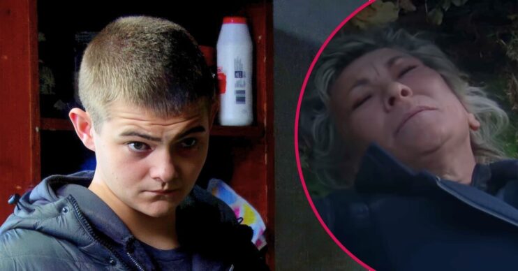 Dylan and Kim split shot (Credit: ITV/Comp ED!)