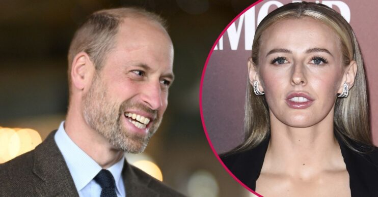 ED composite of Prince William smiling and Chloe Kelly posing