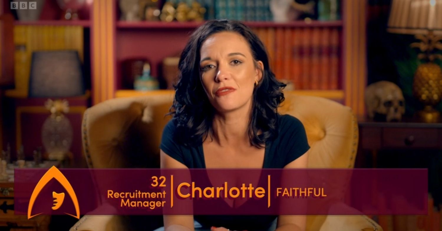 Charlotte Chilton on The Traitors 