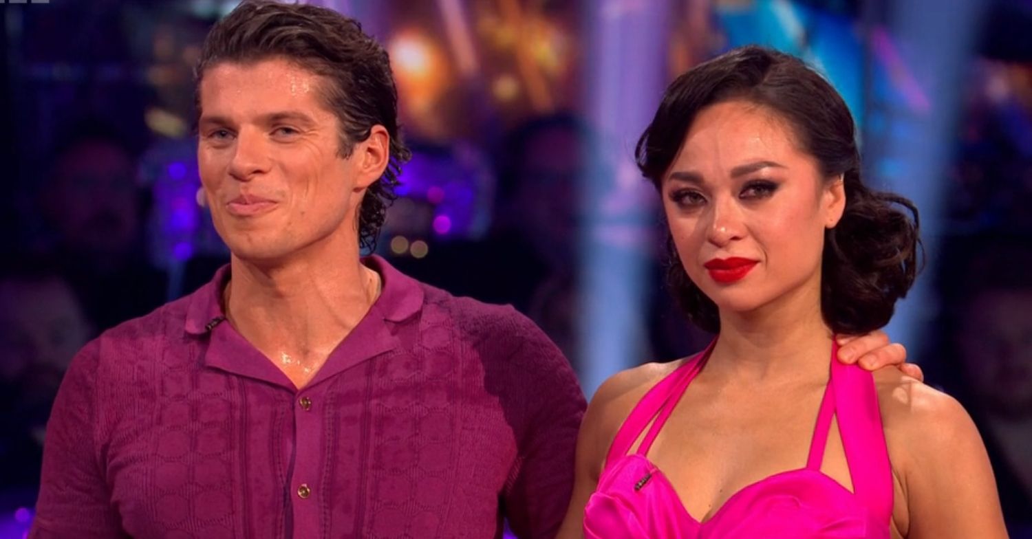 Lewis Cope and Katya Jones on Strictly