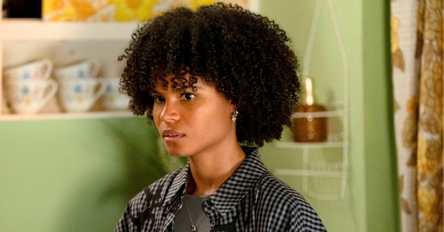 Jasmine looks shady on EastEnders (Credit: BBC/Composite: ED!)