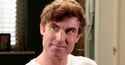 Coronation Street's Theo smiling