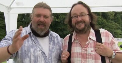 Si King and Dave Myers on The Hairy Bikers' Cookbook