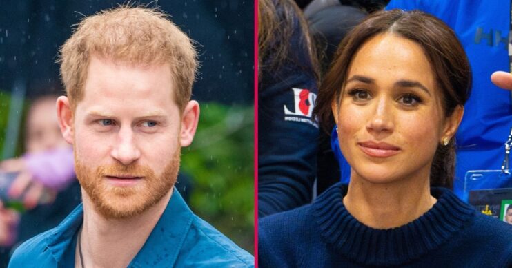 ED composite of Prince Harry and Meghan Markle at different events