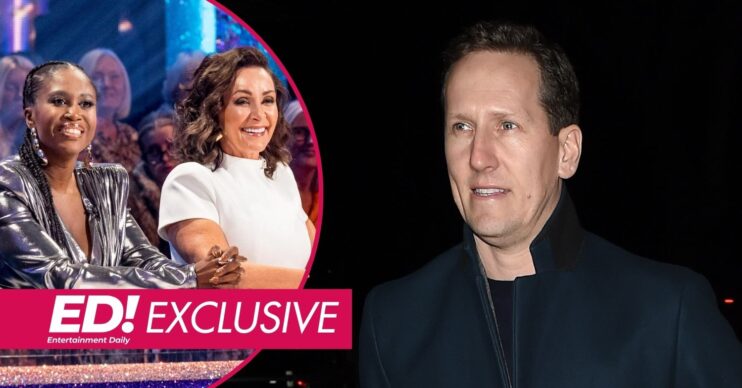 Strictly judges/Brendan Cole looking in front