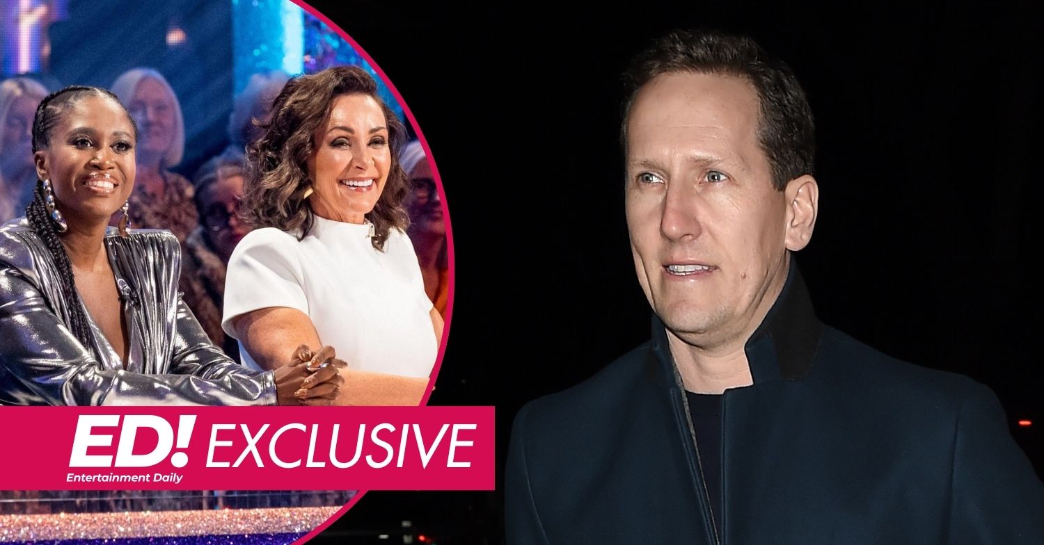 Strictly judges/Brendan Cole looking in front