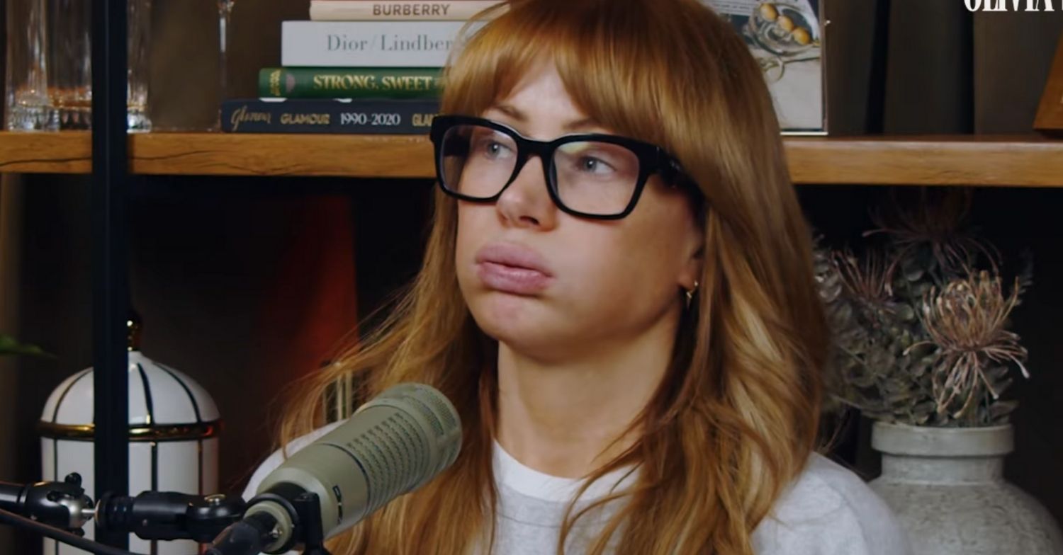 Olivia Attwood on her podcast