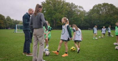 Prince William and Jill Scott in Fields of Trust video