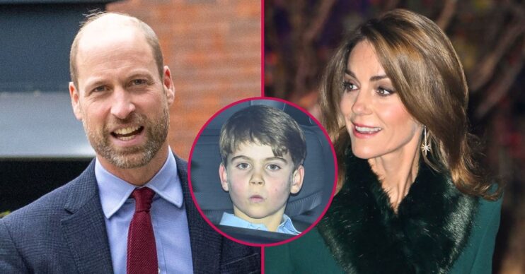 ED composite of Prince William, Princess Kate and Prince Louis at different events