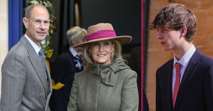 ED composite of Prince Edward, Duchess Sophie and James, Earl of Wessex at royal events