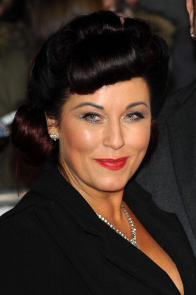 Jessie Wallace on the red carpet