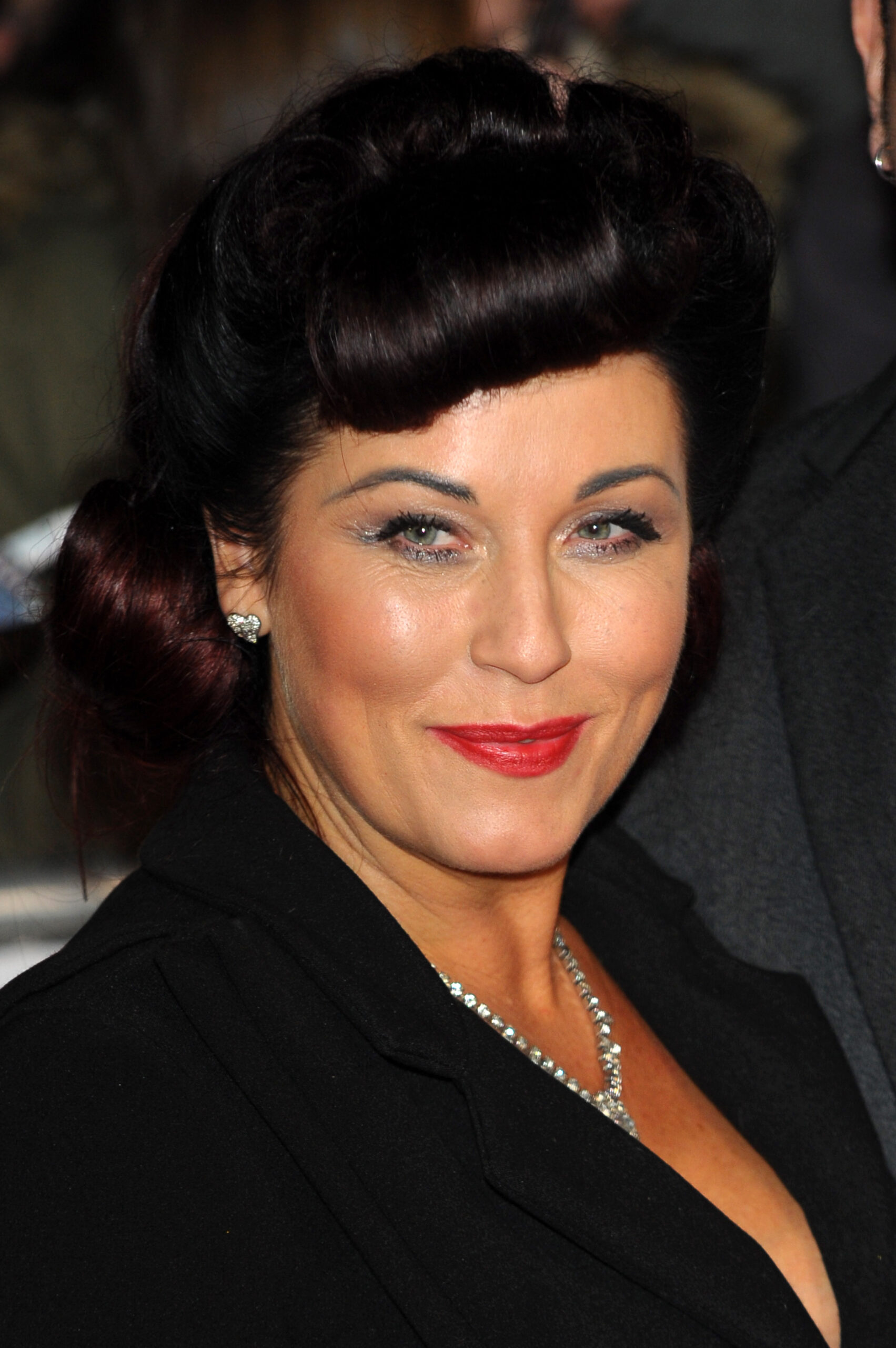 Jessie Wallace on the red carpet