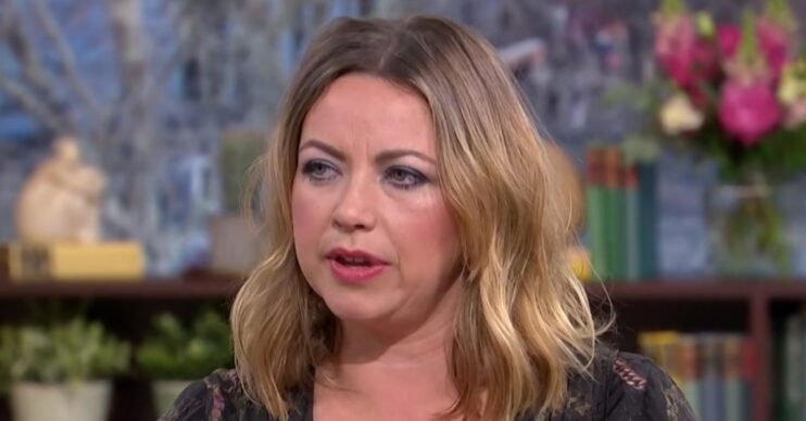 Charlotte Church looking serious