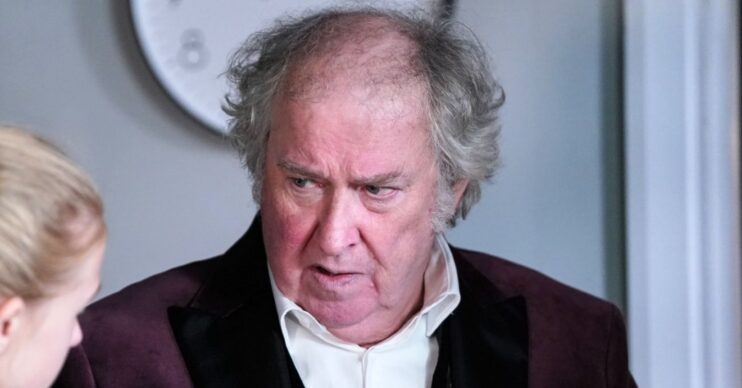 Nigel looks upset on EastEnders (Credit: BBC/Composite: ED!)