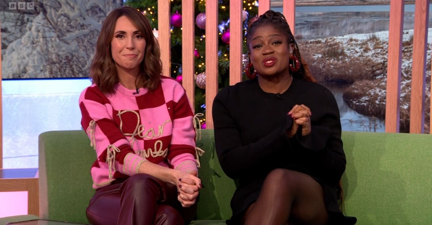 Alex Jones and Clara Amfo on The One Show