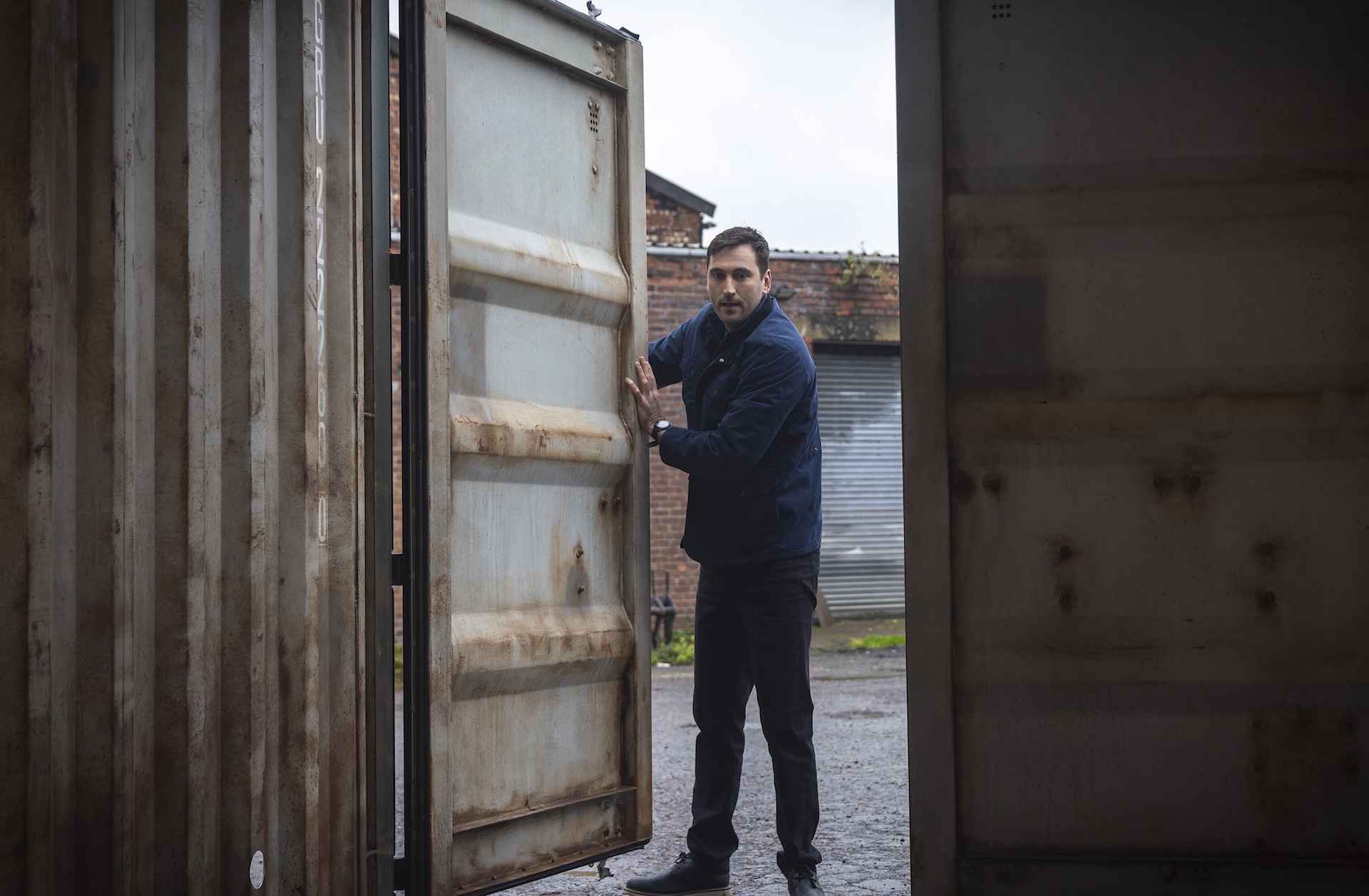 Kit investigates a warehouse