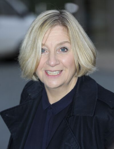 Victoria Wood smiling