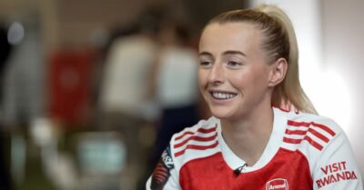 Chloe Kelly laughing