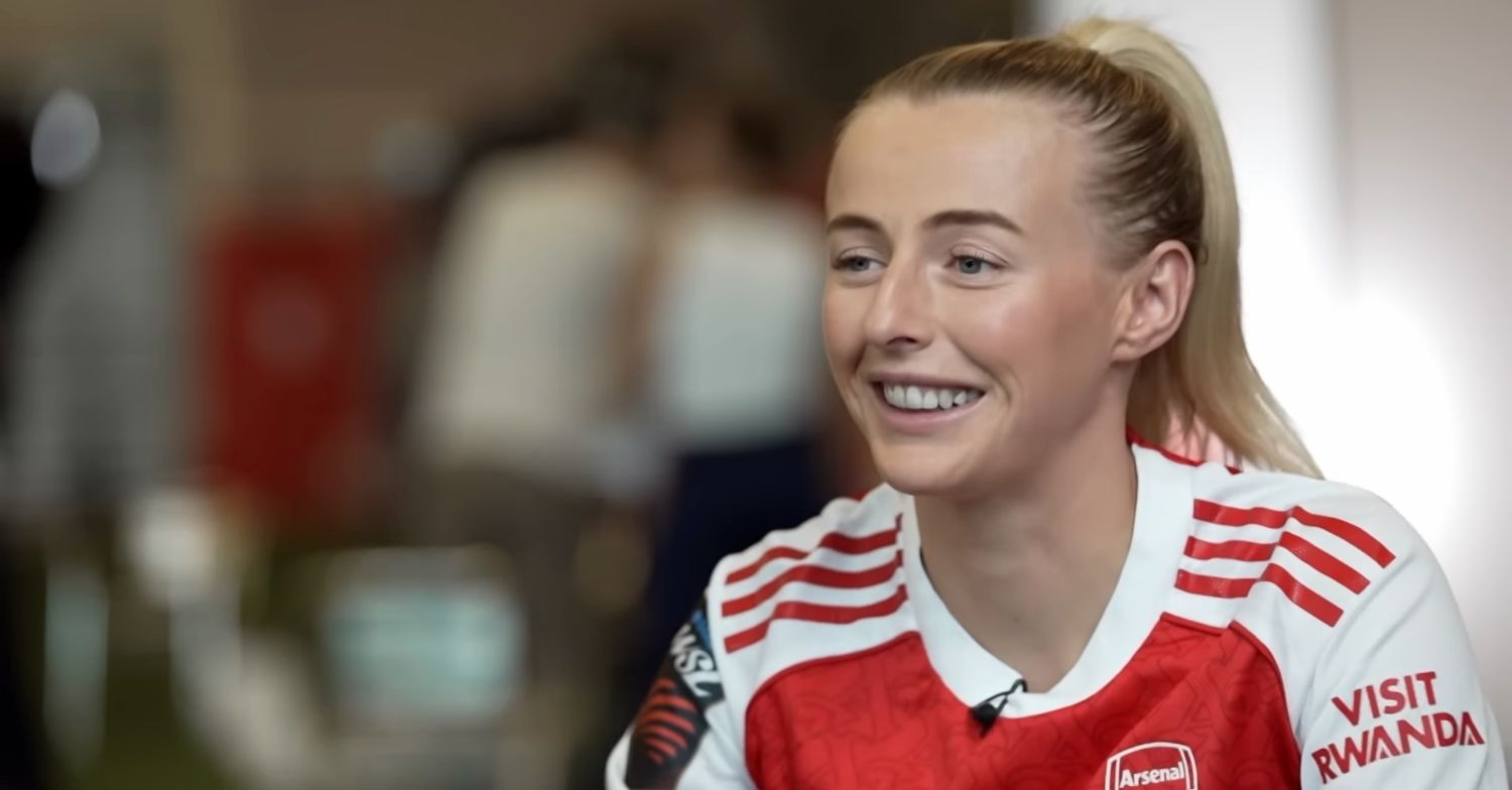 Chloe Kelly laughing