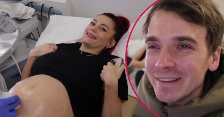 Dianne and Joe at baby scan