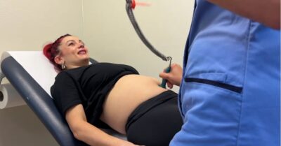 Dianne and Joe at baby scan