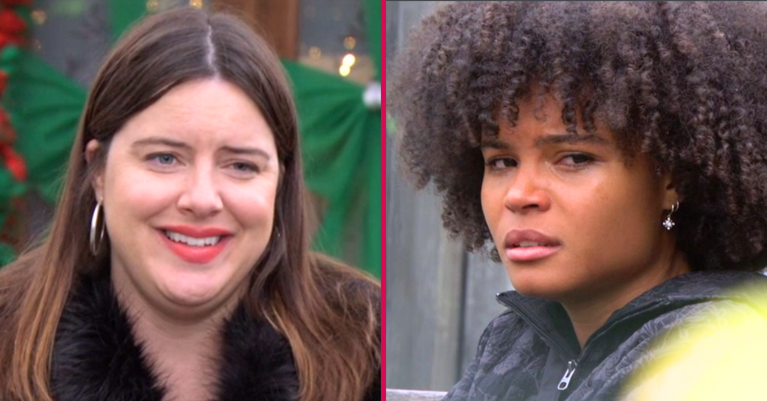 Composite image of Zoe and Jasmine on EastEnders (Credit: BBC/Composite: ED!)