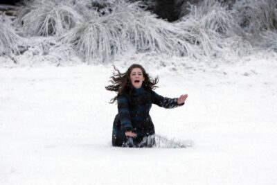 Victoria fell through the ice (Credit: ITV/Shutterstock)