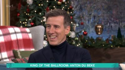Anton Du Beke smiling on This Morning