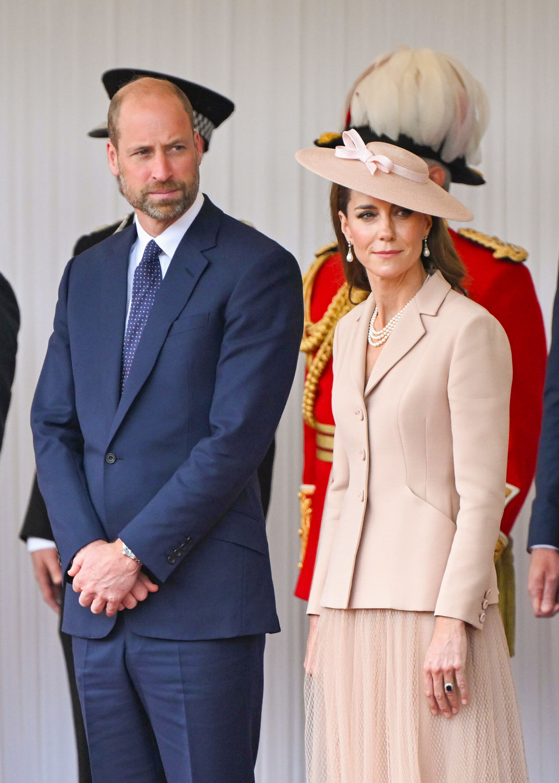 Prince William and Kate Middleton during state visit