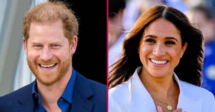 ED composite of Prince Harry and Meghan Markle smiling