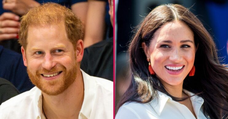 ED composite of Prince Harry and Meghan Markle smiling