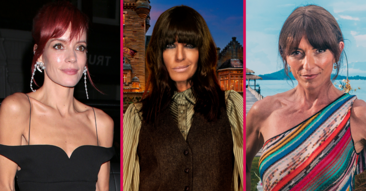 Lily Allen, Claudia Winkleman, Davina McCall