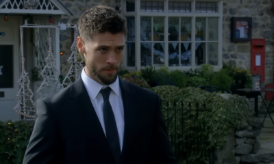 Joe Tate proposing to Dawn in Emmerdale