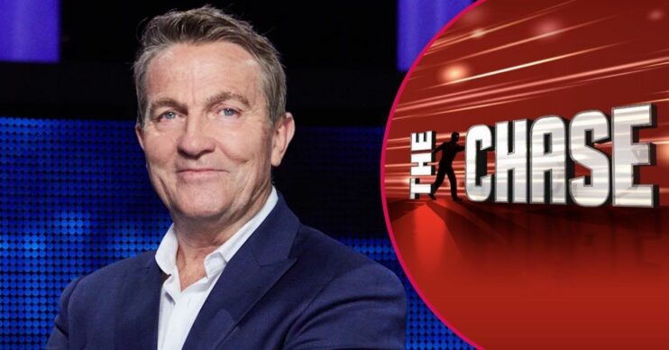 Bradley Walsh and a separate image with The Chase logo