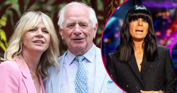 Zoe and Johnny Ball and Claudia Winkleman inset