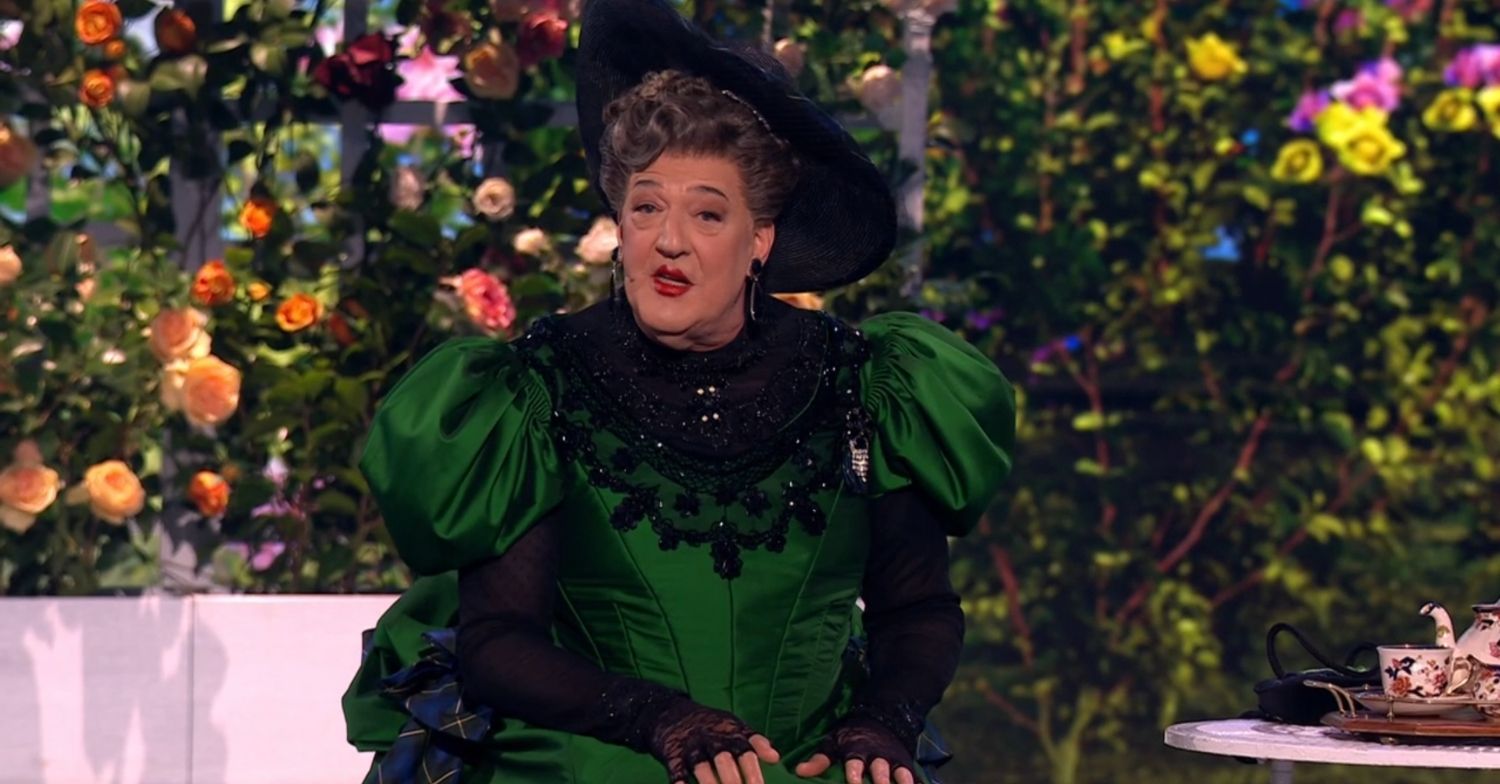 Stephen Fry as Lady Bracknell at the Royal Variety Performance