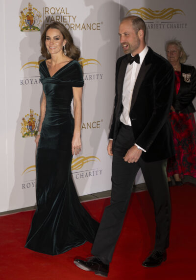 The Prince And Princess Of Wales Arrive At The Royal Variety Performance 2025