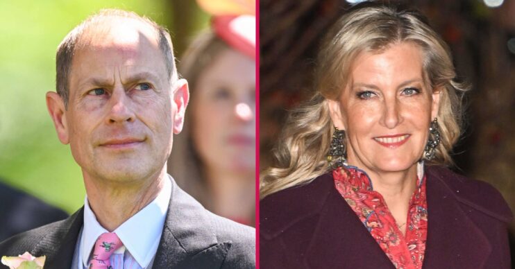 ED composite of Prince Edward and Duchess Sophie smiling