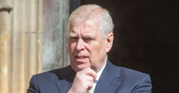 Andrew Mountbatten-Windsor in suit