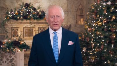 King Charles during Christmas speech