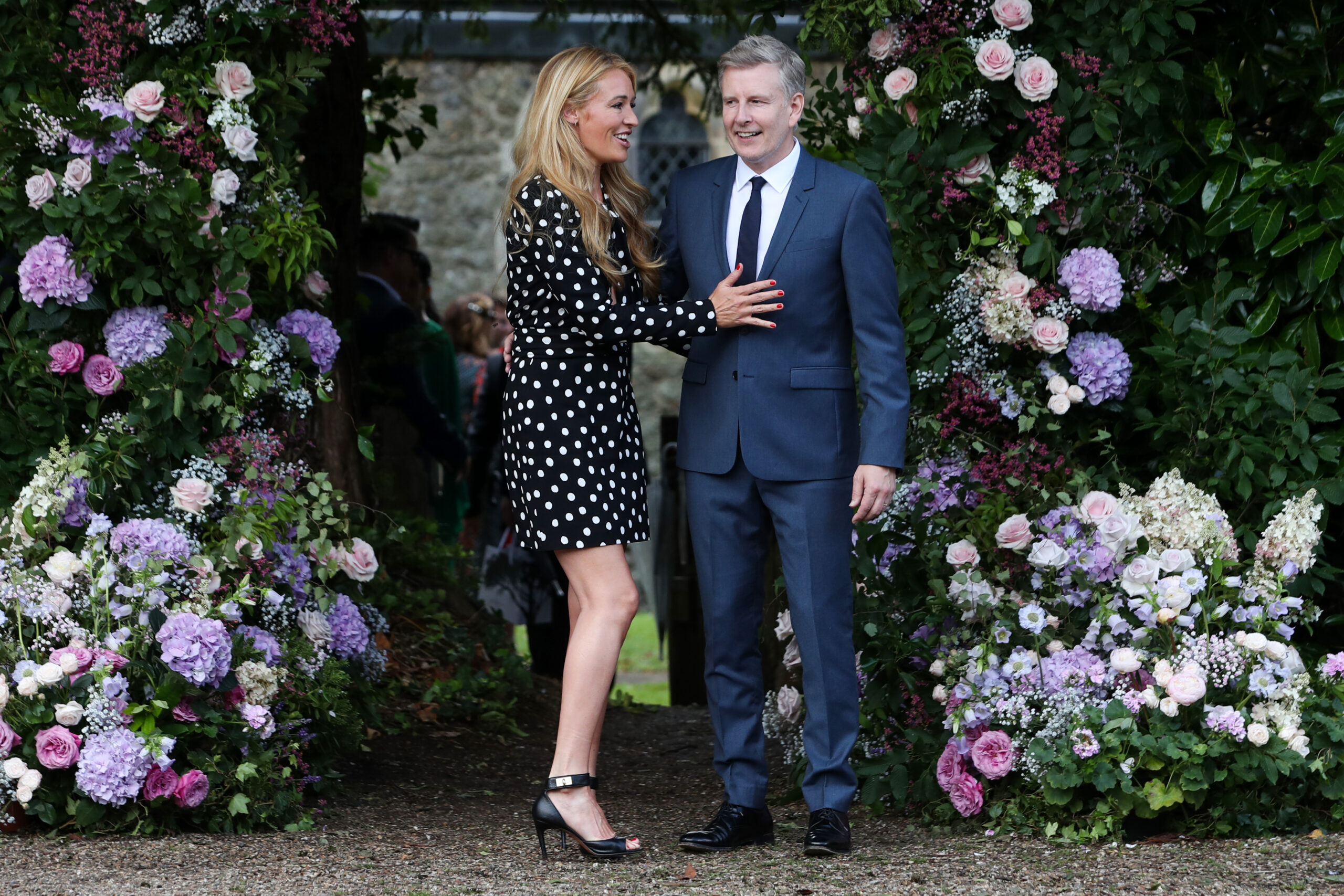 Cat Deeley and Patrick Kielty at an event 
