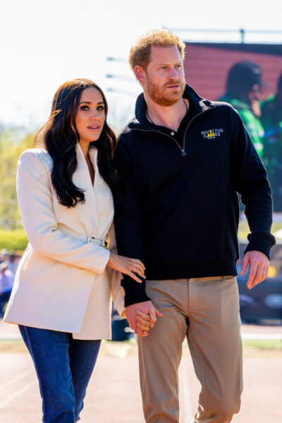 Prince Harry and Meghan Markle at Invictus Games