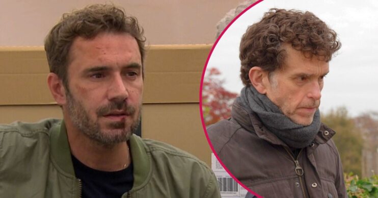 John and Marlon in Emmerdale split shot (Credit: ITV/Comp ED!)