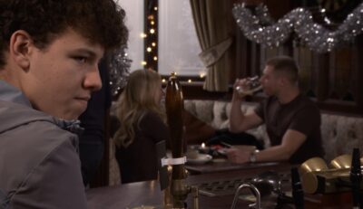 Coronation Street's Will watches Daniel and Megan, jealous