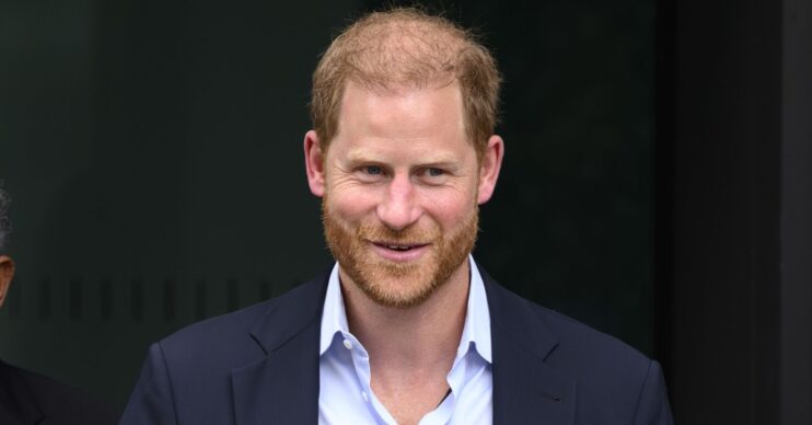 Prince Harry smiling