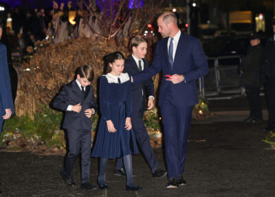 Prince William, Kate Middleton and their children at Together at Christmas service