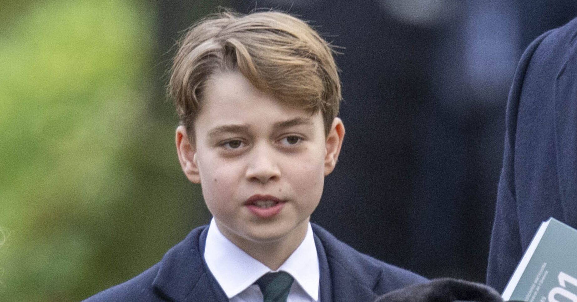 Prince George on Christmas Day walkabout